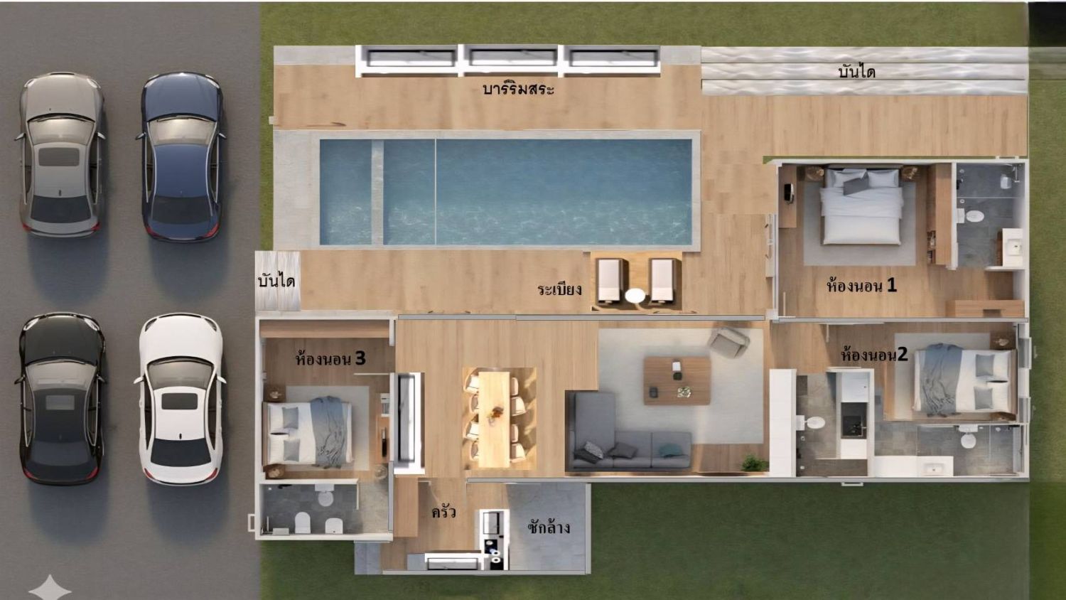 🔥 Pool Villa Pattaya 6.99MB | 3BR Private Pool | Huai Yai – Near Motorway - photo 2
