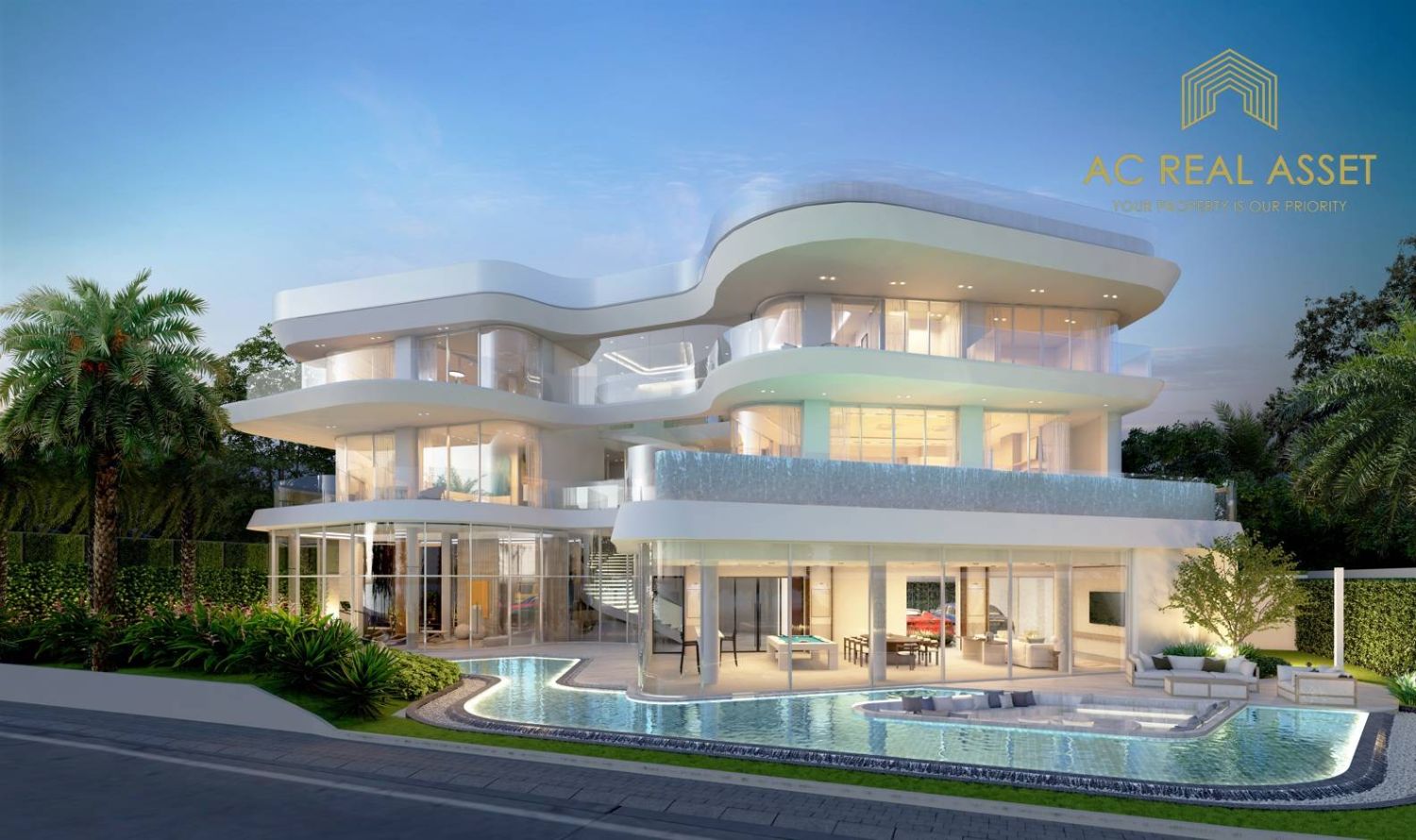 Merge Residence Pattaya, a luxury villa in Pattaya with a private pool, near an international school.
