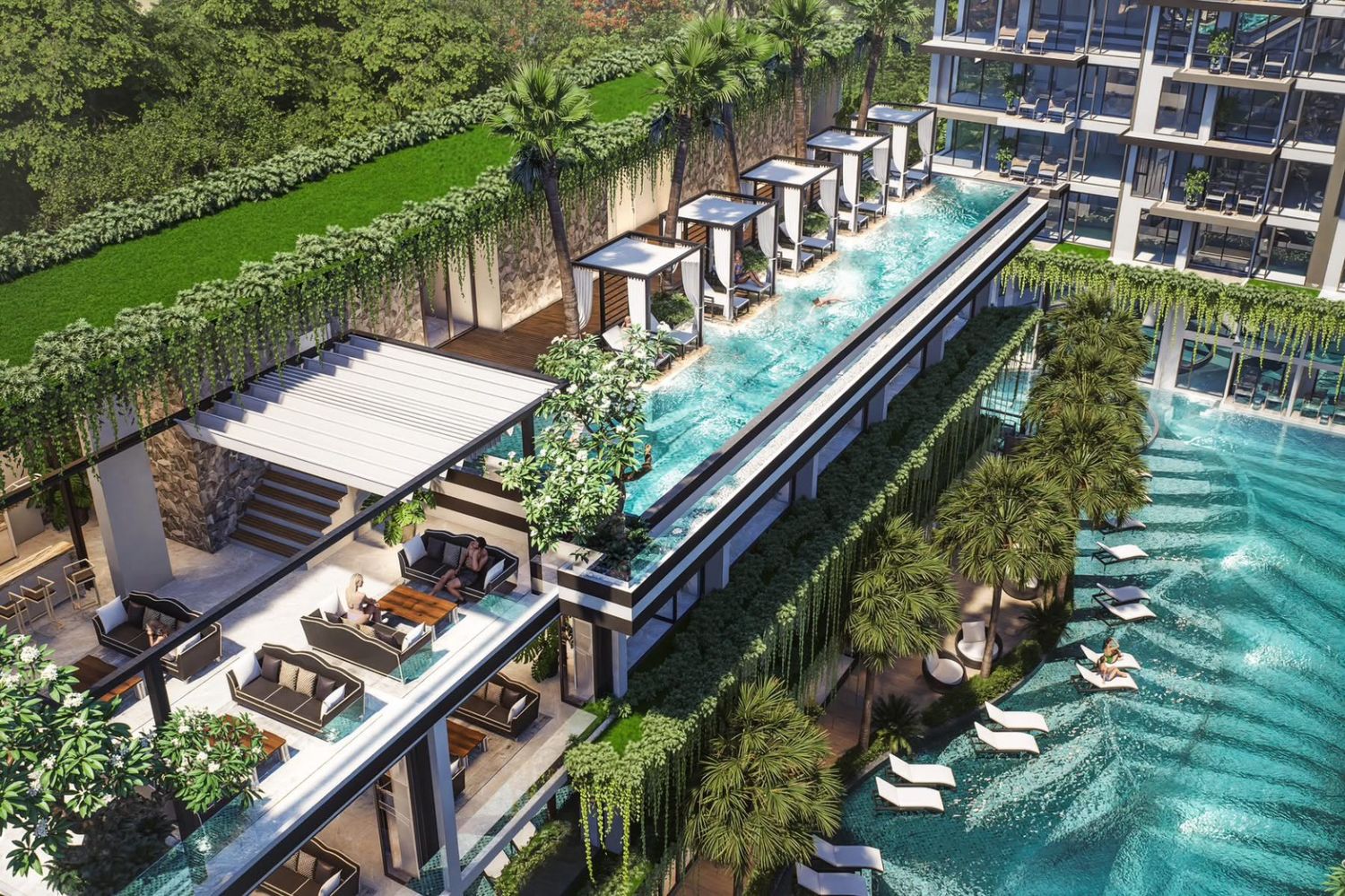 Luxury water park condo The Riviera Beverly hill  jomtien pattaya Receive up to 5 baht of gold - photo 2