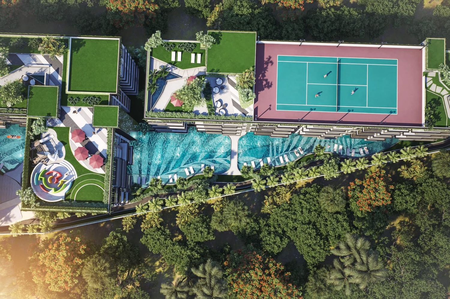 Luxury water park condo The Riviera Beverly hill  jomtien pattaya Receive up to 5 baht of gold - photo 7