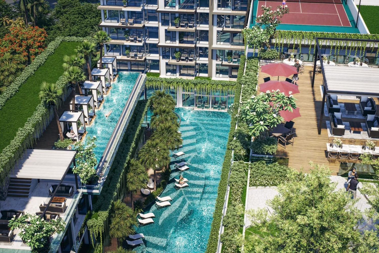 Luxury water park condo The Riviera Beverly hill  jomtien pattaya Receive up to 5 baht of gold - photo 9