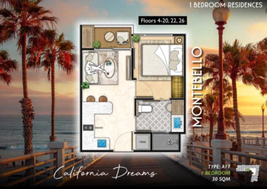 Pattaya Condo for Sale near Jomtien Beach | The Riviera Santa Monica Pattaya Luxury Pattaya condo with sea view, starting from 2.94 million baht, full - photo 18