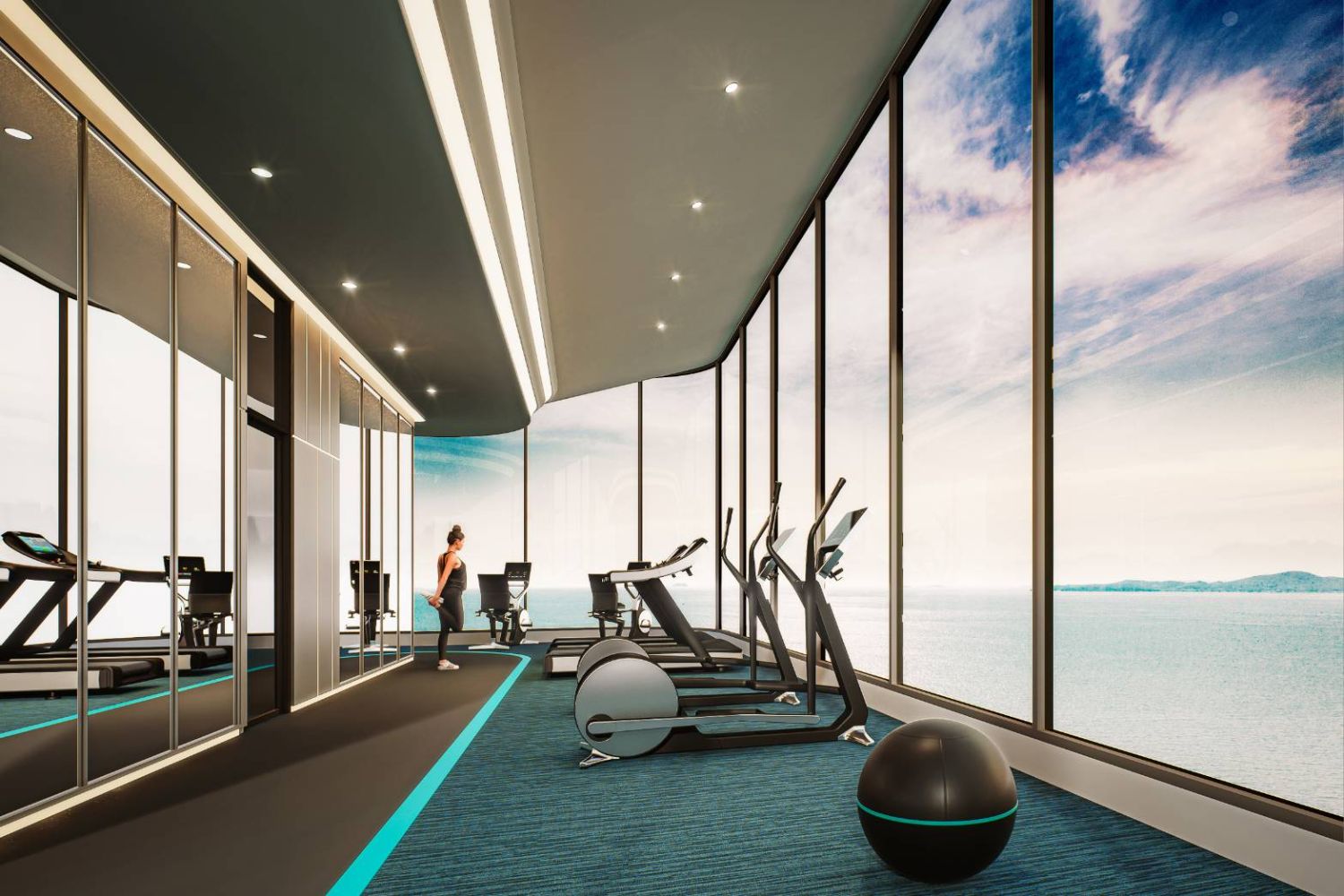 Private Luxurious waterpark amenities and panoramic ocean view  Jomtien Beach. "Sea Spire,"Pattaya. - photo 13