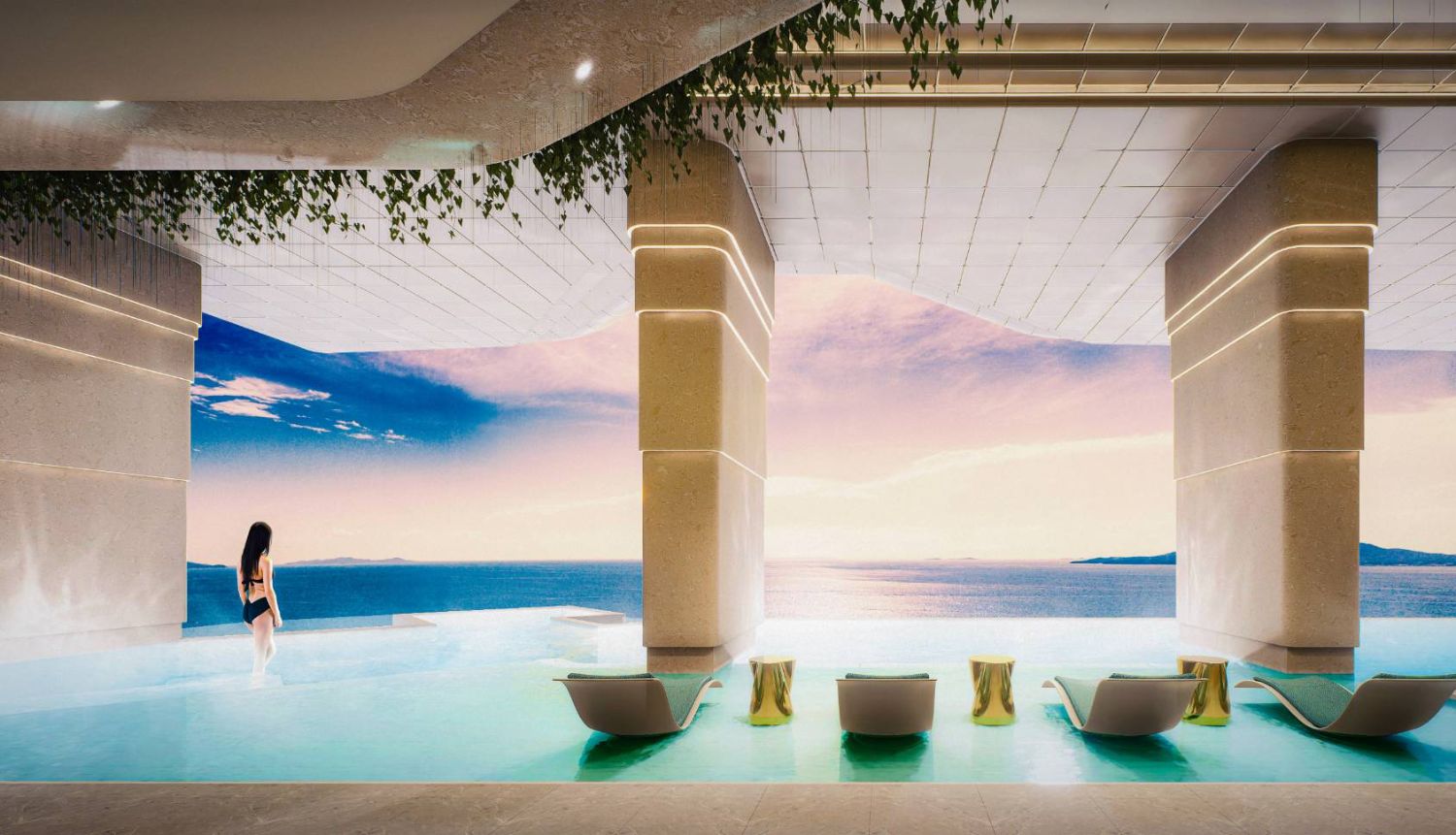 Private Luxurious waterpark amenities and panoramic ocean view  Jomtien Beach. "Sea Spire,"Pattaya. - photo 20